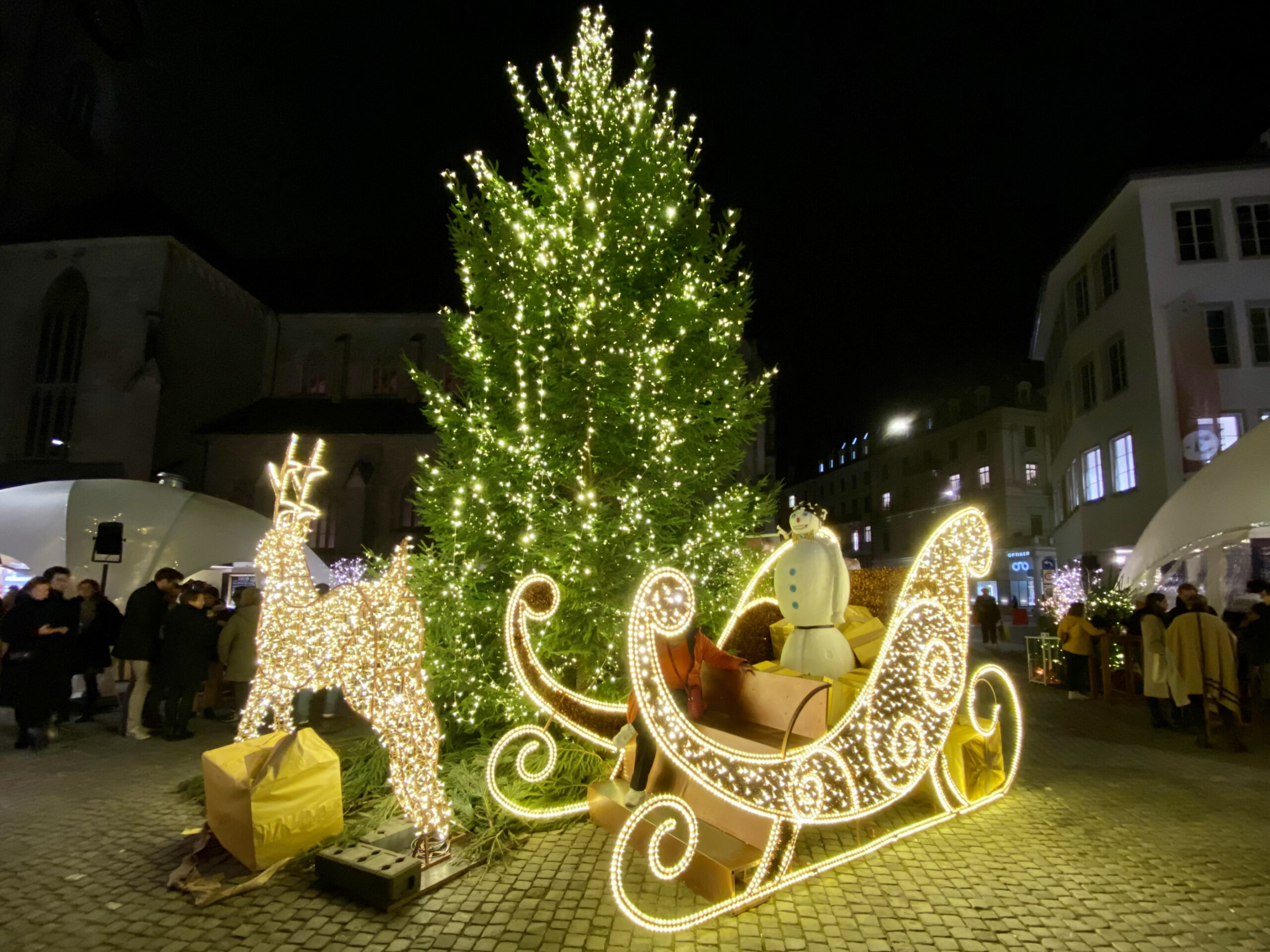 Mercadillo navideño de Münsterhof en Zúrich